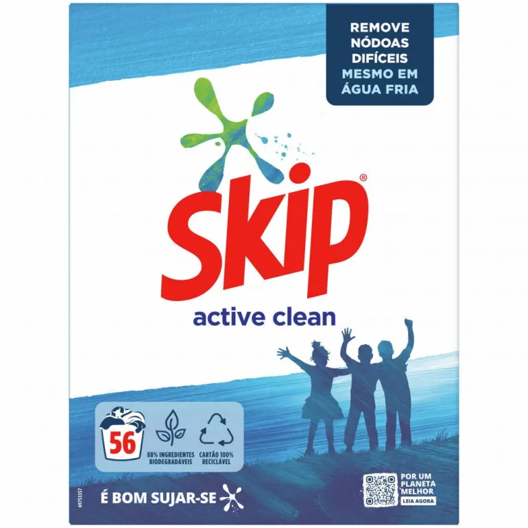 Detergente Máquina Roupa Pó Active Clean