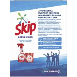 Detergente Máquina Roupa Pó Active Clean