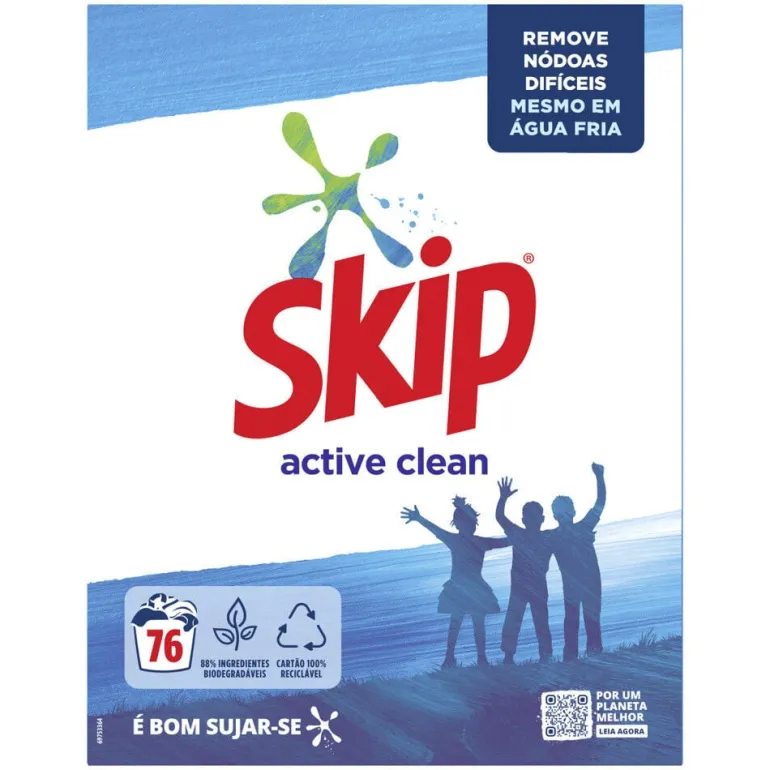 Detergente Máquina Roupa Pó Active Clean