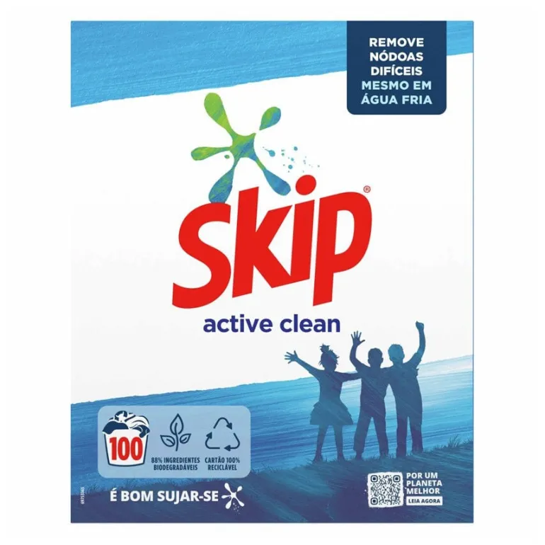 Detergente Máquina Roupa Pó Active Clean