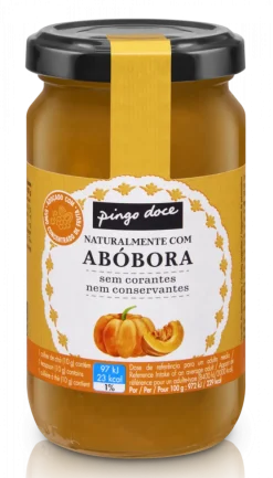 Doce de Abóbora sem Adição de Açúcar
