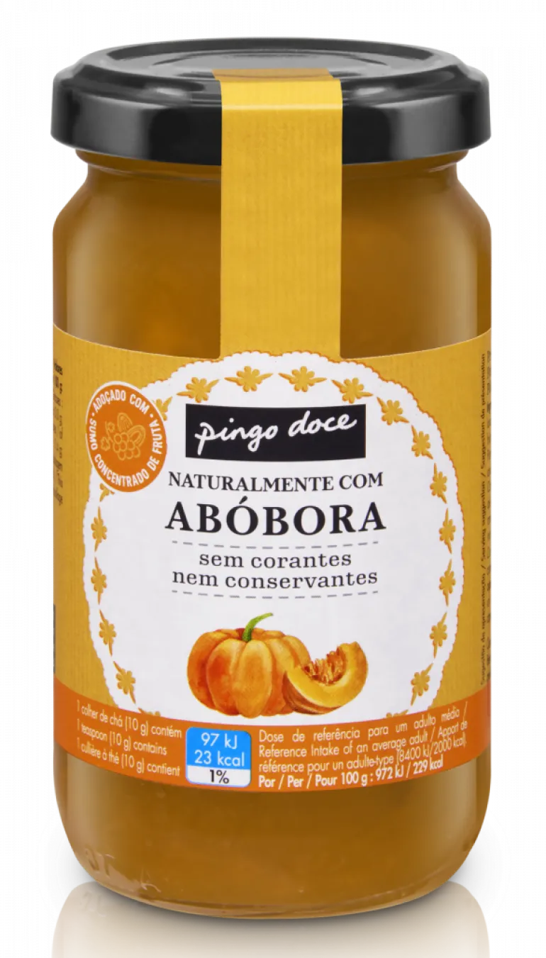 Doce de Abóbora sem Adição de Açúcar
