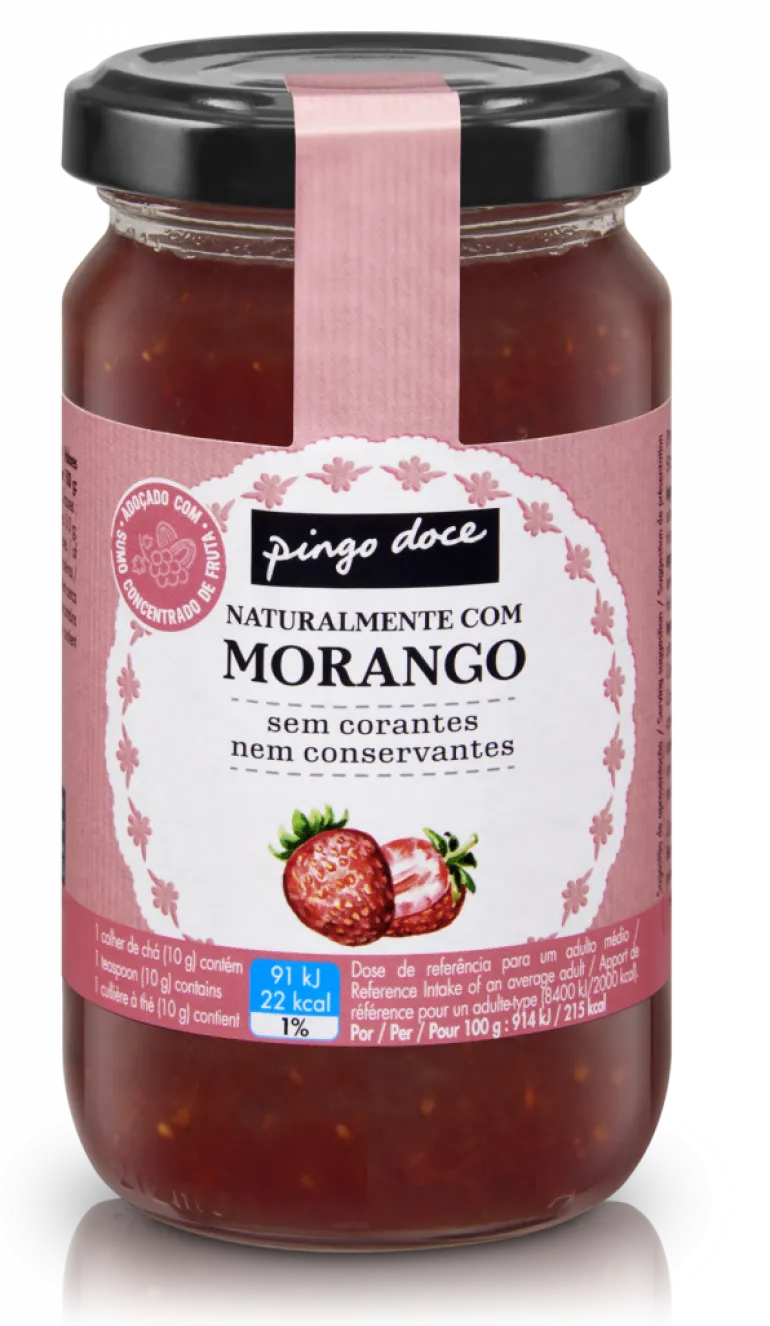 Doce de Morango sem Adição de Açúcar