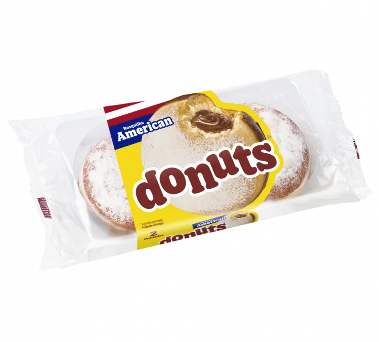 Donuts com Recheio de Cacau Americano 2un
