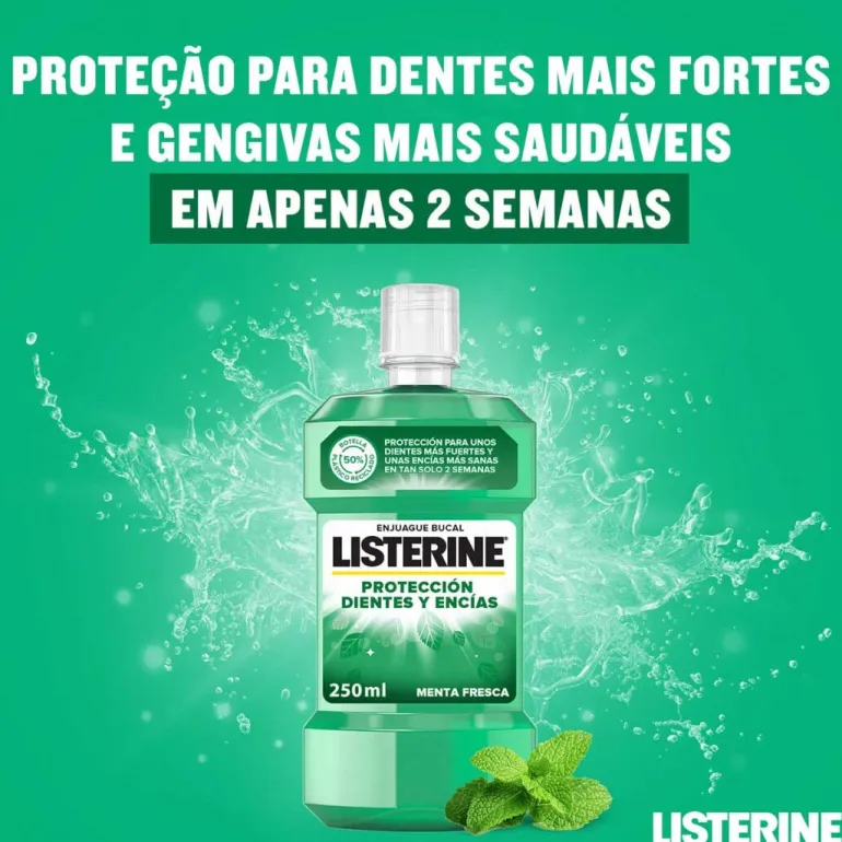 Elixir Proteção Dentes e Gengivas Menta Fresca