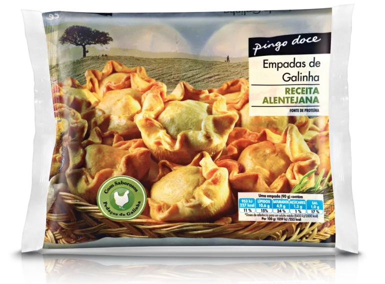 Empadas de Galinha Receita Alentejana Congeladas