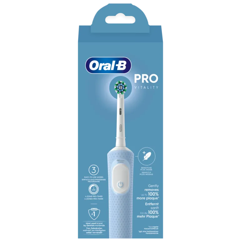 Escova de Dentes Elétrica Vitality Pro Azul