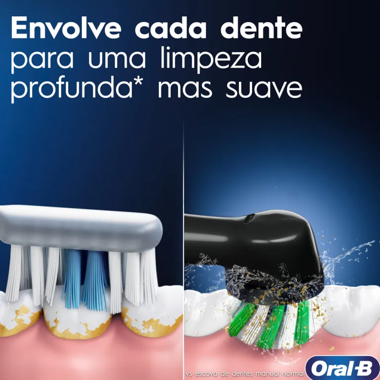 Escova de Dentes Elétrica Vitality Pro Azul