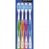 Escovas de Dentes Clássicas Médias Pack 4