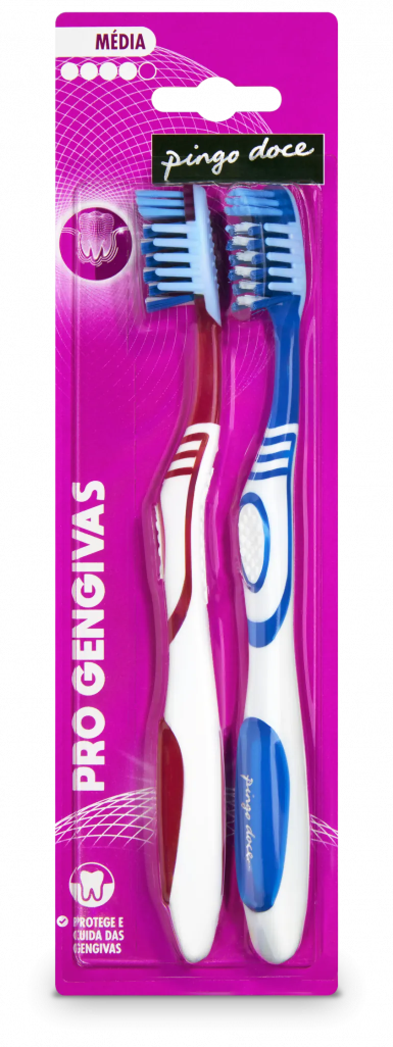 Escovas de Dentes Médias Pro Gengivas Pack 2