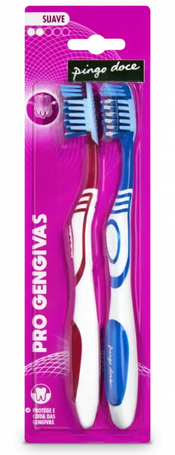 Escovas de Dentes Suaves Pro Gengivas Pack 2