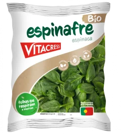 Espinafres Biológicos Embalados