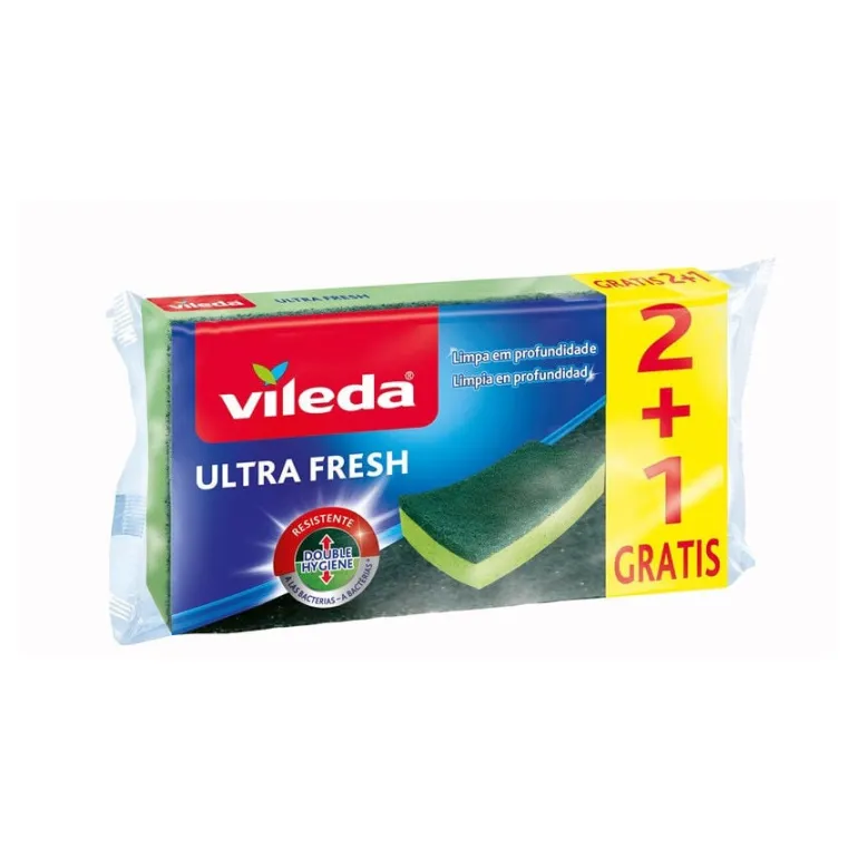 Esponja com Esfregão Ultra Fresh