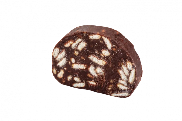 Fatia de Salame de Chocolate