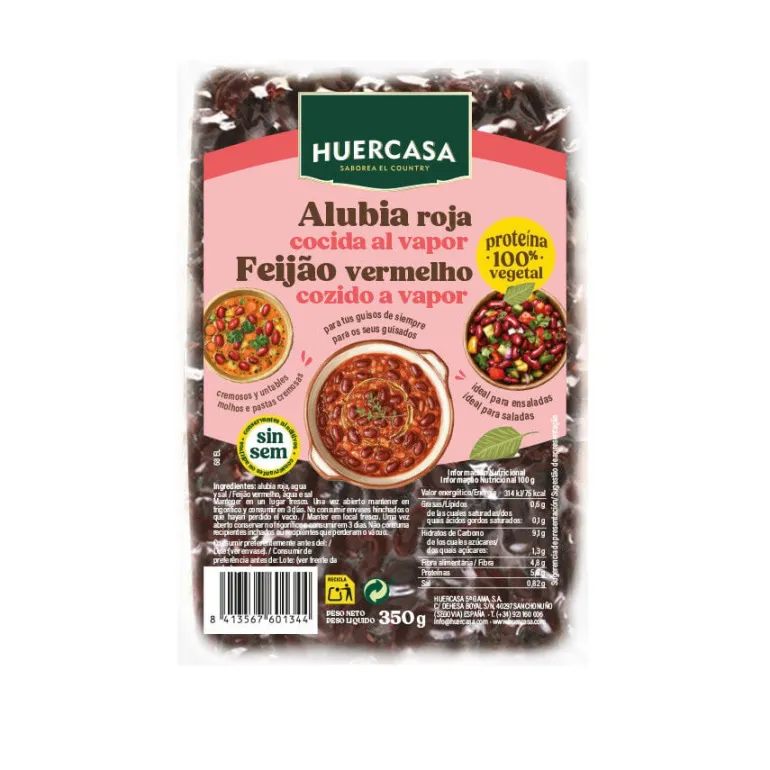 Feijão Vermelho Cozido em Vácuo