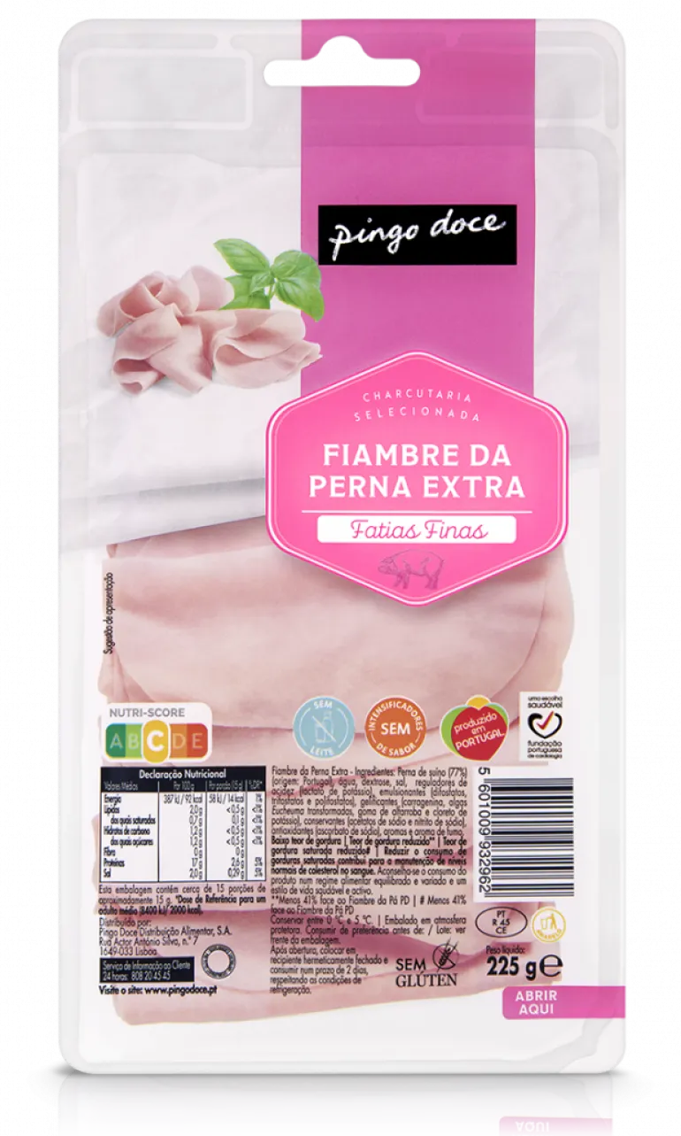 Fiambre da Perna Extra Fatias Finas