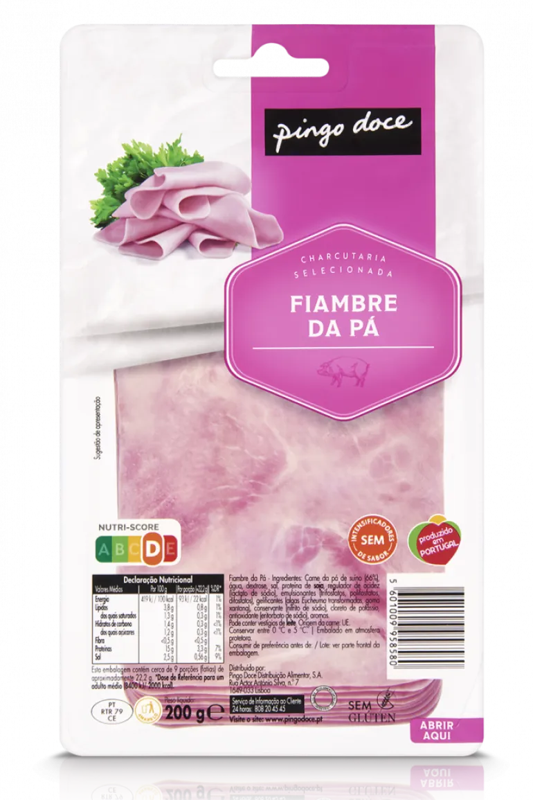 Fiambre da Pá Fatiado