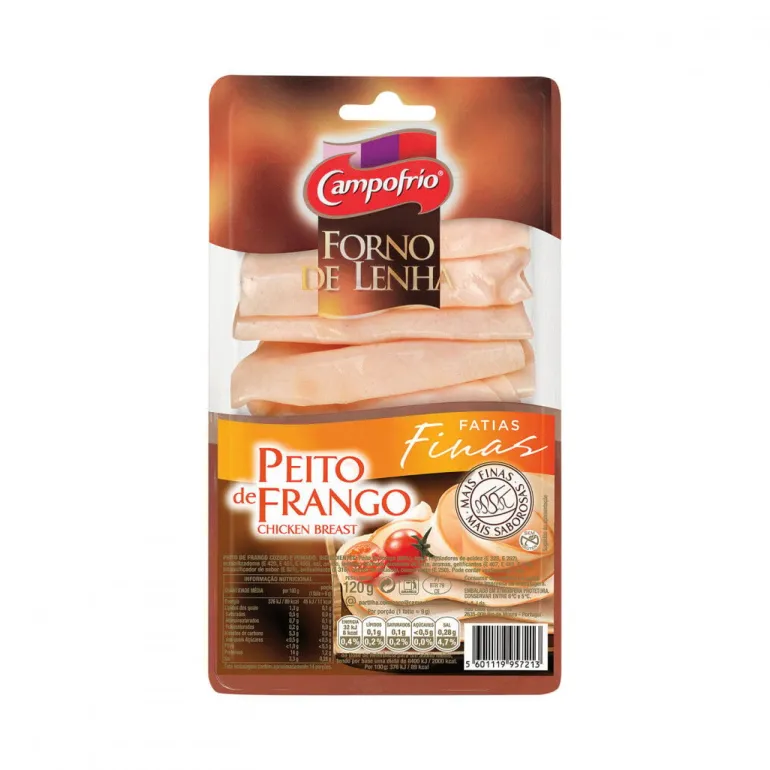 Fiambre Peito de Frango Forno de Lenha Fatias Finas