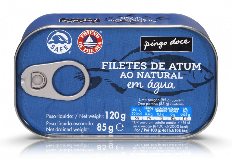 Filetes de Atum ao Natural