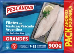 Filetes de Pescada Argentina sem Pele
