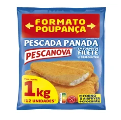Filetes de Pescada Panados sem Glúten Congelados
