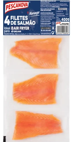 Filetes de Salmão sem Pele