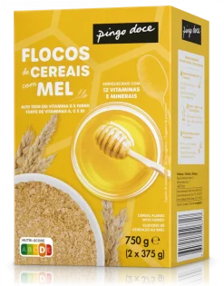 Flocos de Cereais com Mel
