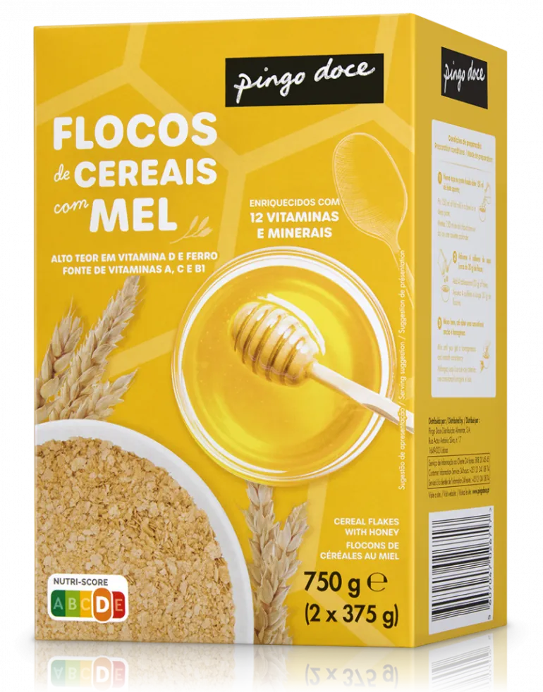 Flocos de Cereais com Mel