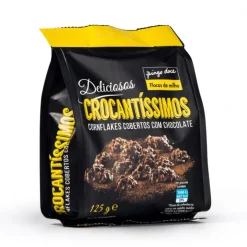 Flocos de Milho Cobertos com Chocolate Crocantíssimos