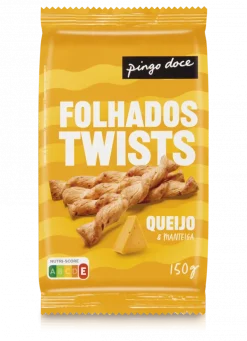 Folhados Twists de Queijo
