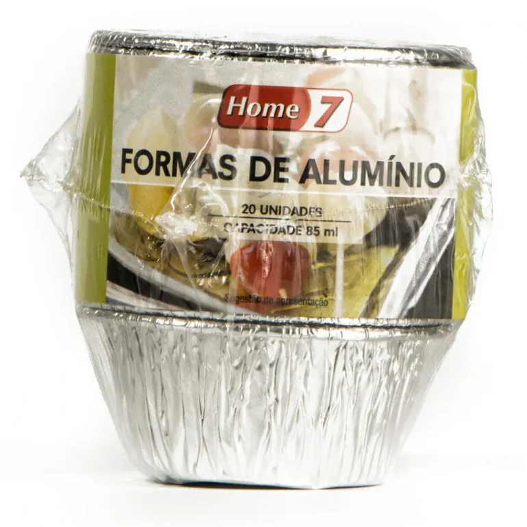 Formas de Alumínio Redondas 85ml