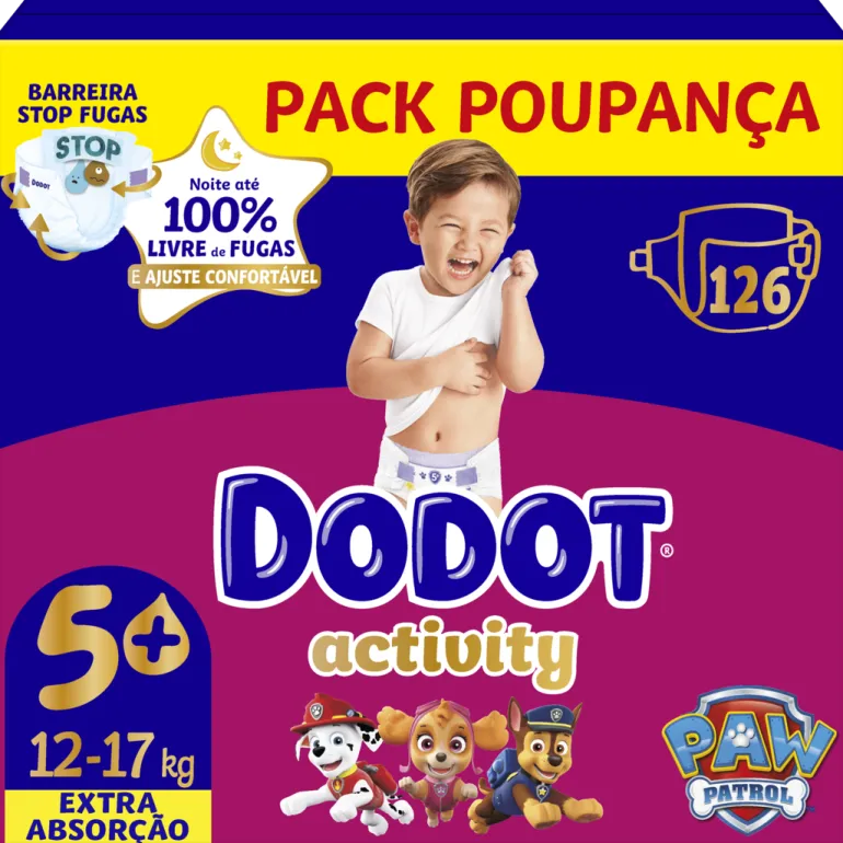 Fraldas Activity Extra T5+ 12-17kg
