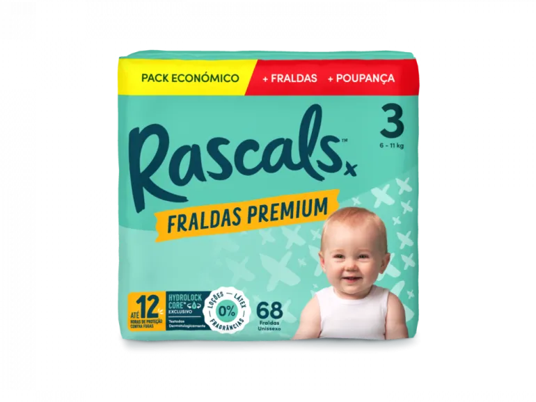 Fraldas Bebé 6-11kg T3 Big Pack