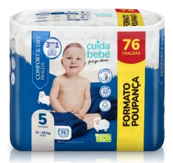 Fraldas Comfort&Dry 11-16kg T5
