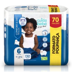 Fraldas Comfort&Dry 13-18kg T6