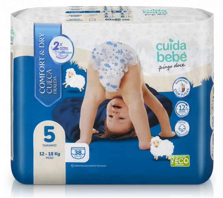 Fraldas Cueca Comfort&Dry 12-18kg T5