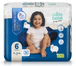 Fraldas Cueca Comfort&Dry 16-22kg T6