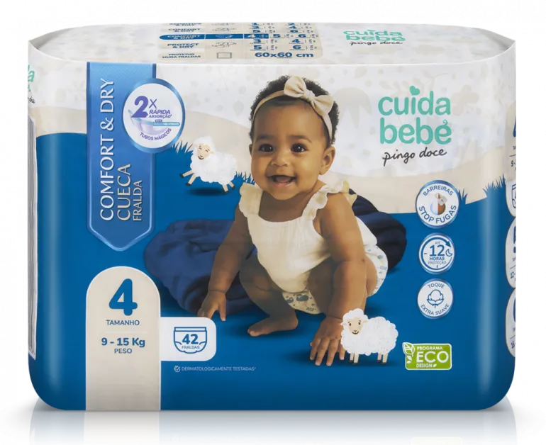 Fraldas Cueca Comfort&Dry 9-15kg T4