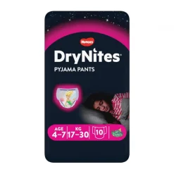 Fraldas DryNites Menina 4-7 Anos 17-30kg