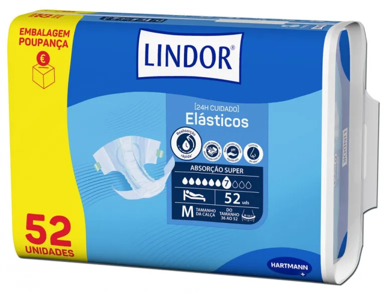 Fraldas Incontinência Elásticas Noite Tamanho Médio