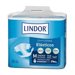 Fraldas Incontinência Elásticos Absorção Super Tamanho Médio