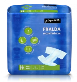 Fraldas Incontinência Tamanho Médio