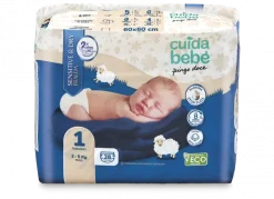 Fraldas Sensitive&Dry 2-5kg T1