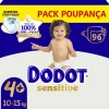 Fraldas Sensitive Extra T4+ 10-15kg