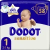 Fraldas Sensitive T1 2-5kg