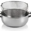 Fritadeira com Cesto Inox 24cm