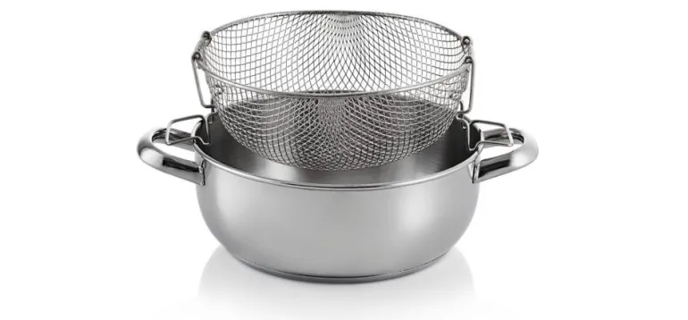 Fritadeira com Cesto Inox 24cm