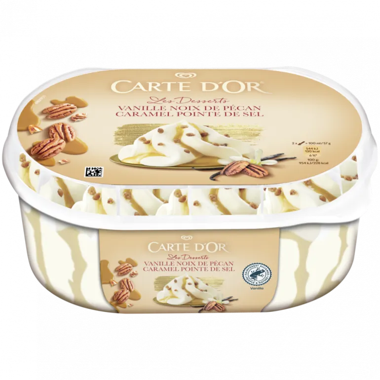Gelado Baunilha e Noz Pecan Les Desserts