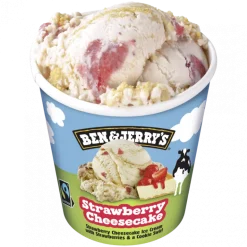 Gelado Ben & Jerry's Strawberry Cheesecake