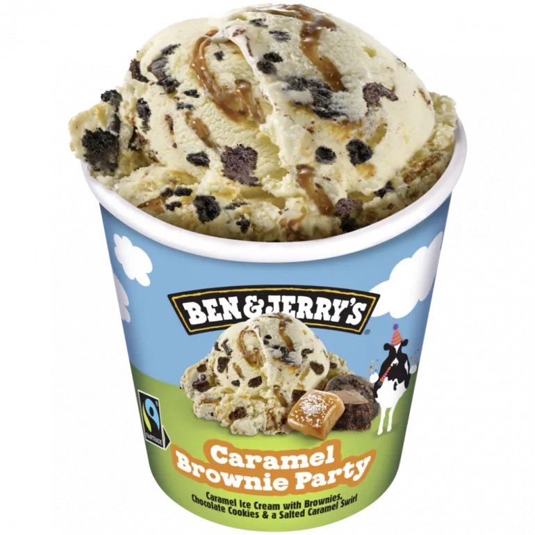 Gelado Caramel Brownie Party
